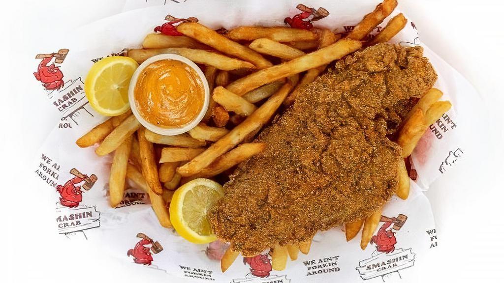 Catfish Basket · Cornmeal battered and golden fried; served with remoulade