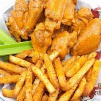 Wing Basket · 6 or 12 chicken wings in your favorite flavor!
