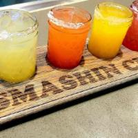 Margarita Flight · Contains Alcohol, Valid ID Required!. A flight of your SMASH'D Margarita favorites! Classic,...