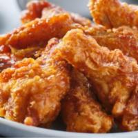 Medium Buffalo Crispy Chicken Wings · Tender & Delicious Chicken wings, rubbed with house special seasonings, smothered in Medium ...