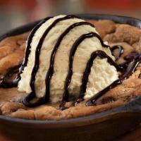 Hot Chocolate Chip Cookie · w/Blue Bell Ice Cream.