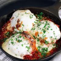 Meatballs · -  3 Meatballs, Fresh Mozzarella, House Red Sauce, Parmigiano-Reggiano