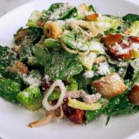 House Salad · - Romaine, Roasted Tomatoes, Shallot, Pepperocini, Parmigiano-Reggiano, House Dressing