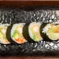 Rock N Roll · Shrimp tempura, sprout, avocado, cucumber, spicy mayo.