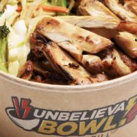 Chicken Teriyaki Bowl · Marinated or glazed in a soy based sauce.