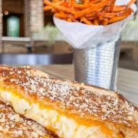 5-Cheese Grilled Cheese · The ultimate five cheese grilled cheese sandwich with sharp cheddar, vermont white cheddar, ...