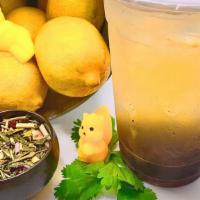 Meyer Lemon · Our award-winning Meyer lemon tea blend combines a beautiful medley of bright citrus flavors...