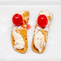 Sicilian Cannoli  (1) · Sicilian cannoli prepared in front of you keeping them fresh and authentic