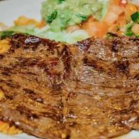 Beef Steak · Bistec ala Mexicana.