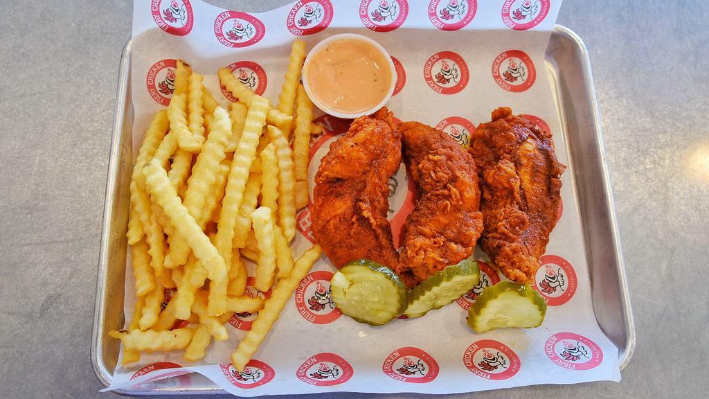 Fiery Chicken Tenders - 3 Pcs · Never lose sight of your dreams. Just pray that there are chicken tenders at the end of your rainbow