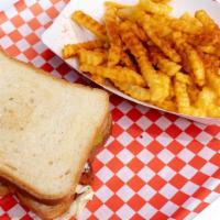 Tex-Ville Sandwich · A well-seasoned fried breast chicken fillet slathered with a special sauce, finished off wit...
