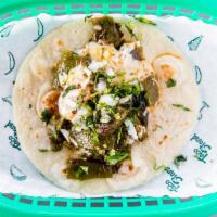 Poblano W/Cheese · Green Chile, cheese