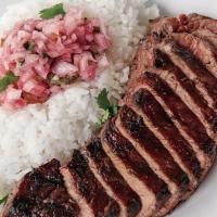 Rice With Grilled Beef · 