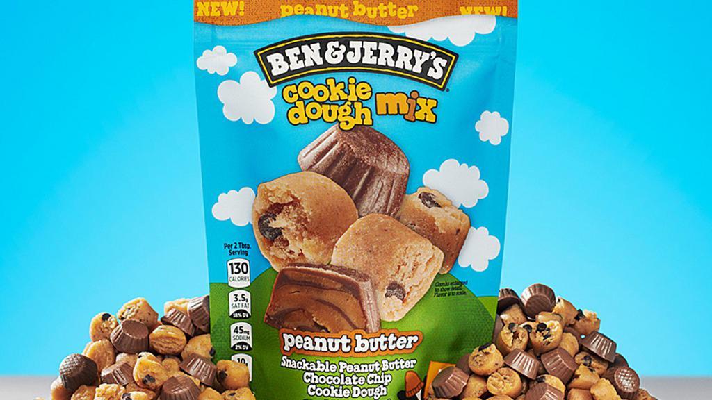 Peanut Butter Cookie Dough Chunks Mix · Snackable Peanut Butter Chocolate Chip Cookie Dough & Mini Peanut Butter Cups