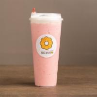 Cheese Strawberry · A delicious strawberry smoothie made with real strawberries, topped with a sweet and salty c...