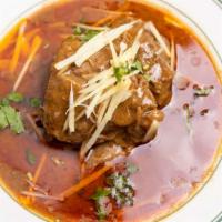 Beef Nihari · Authentic Pakistani beef stew made from slow-cooked lean beef and shank. Simmered overnight ...