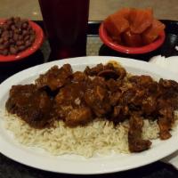 Oxtails Combo · Rice, 2 Sides and Cornbread