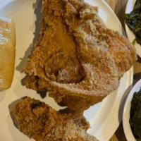 Fried Chicken Combo · Served with two sides.
