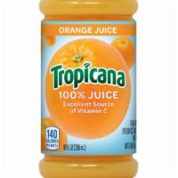 Tropicana Orange Juice · 10 ounce Bottle Tropicana Orange Juice