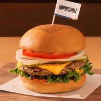 Impossible Burger (Cheat On Meat) · Cheat On Meat. 1/3 lb. Patty, House Sauce, Green Leaf lettuce, Roma Tomatoes, Shaved onions,...