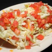 Chalupas Compuestas With Guacamole · Bean and Cheese.