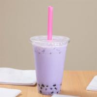 Taro Milk Tea · Ice only, 20 fl oz.
Milk Tea with bubble.