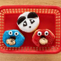 Cookie Monster Donut · Donut ate the cookie