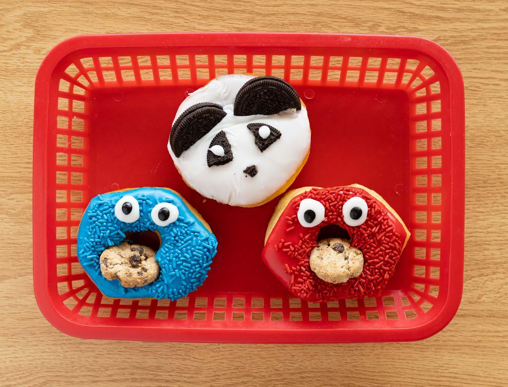 Cookie Monster Donut · Donut ate the cookie