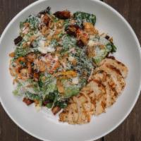 Hg Chicken Chopped Salad · crispy uncured-cherry smoked pork belly,pecorino romano, egg, tomato, pickled sweet peppers,...