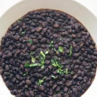 Large Chile Braised Black Beans · 