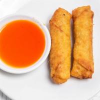 Chicken Egg Roll (2) · These eggrolls are filled with shredded Chinese cabbage, minced chicken, carrots, white pepp...