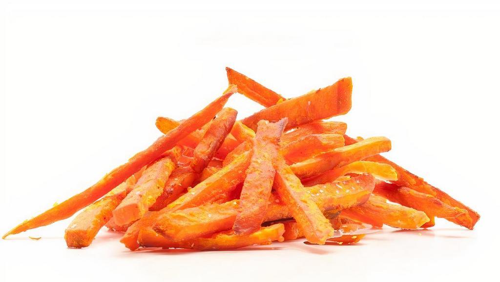 Sweet Potato Fry · Sweet Potatoes, dusted with our special blend of seasoning.