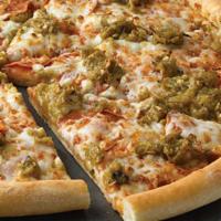 Pepperoni And Hatch Green Chile · Pepperoni and Hatch Green Chile