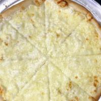 Venezia'S White Pizza
 · New York style pizza with our white pizza sauce mix of ricotta and heavy cream. Topped with ...