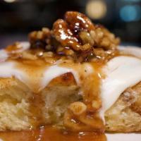 Wet Walnut · Enjoy A Homemade Classic Golden Brown Buttery, Sweet And Fluffy Sweet Roll. Topped With Gran...