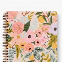 Garden Party Spiral Notebook · Hit the books with our new softcover spiral notebooks, featuring full-color covers with gold...