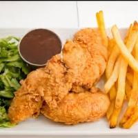 Northside Cajun Fried 5 Pieces Chicken Strip · served w/choice of side