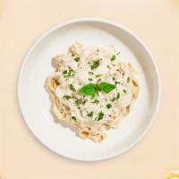 All My Alfredo  · Fettuccine pasta cooked in creamy white sauce and aged parmesan.