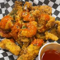 Mississippi Catfish Nugget Basket · Real 100% Catfish  Nuggets served with Excitement Sauce & Fries