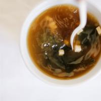 Miso Soup · bean paste soup with Green onion