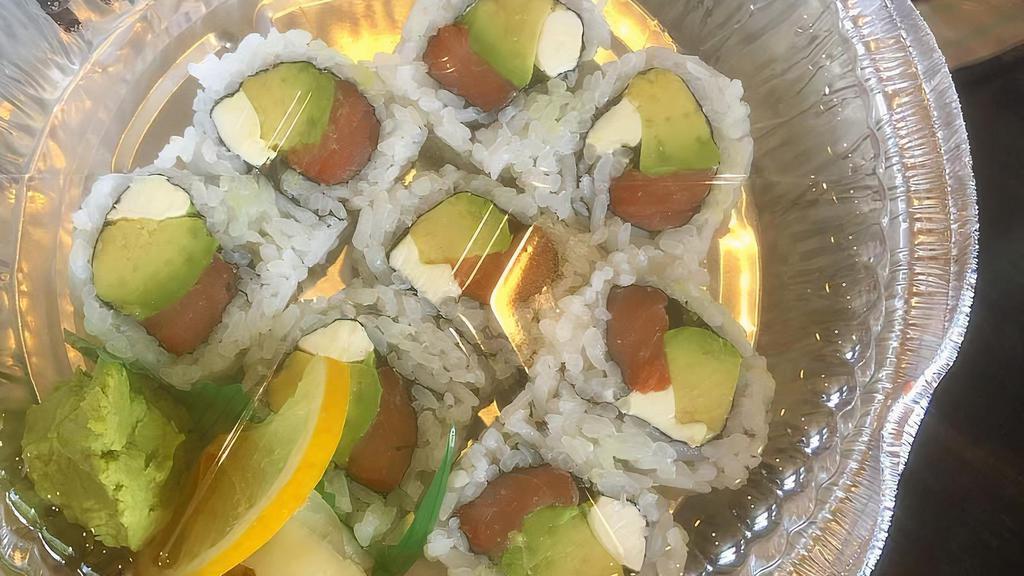 Philadelphia Roll · Smoked Salmon, Avocado, Cream Cheese

Consuming raw or undercooked meats, poultry, seafood, shellfish, or eggs may increase your risk of food of foodborne illness.
