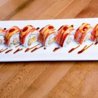 Sunset Roll · Shrimp Tempura, Crabmeat, Cucumber, Topped With Crabstick (Eel Sauce, Spicy Mayo, Sriracha)
...