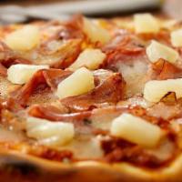 Hawaiian Whole Pizza · Thin crust (17 Inch). Pineapple, and ham.