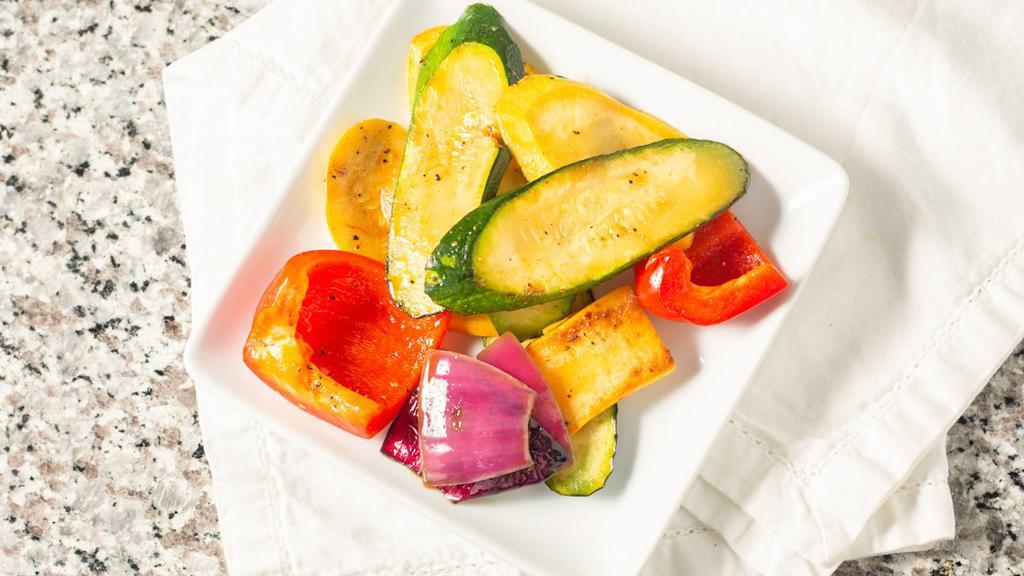 Grilled Veggies · Tasty grilled mixed vegetables.