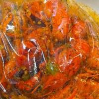 2Lbs Nola Spicy Boil Crawfish  · 2LBS OF CRAWFISH 
(Don’t forget to add your corn, potato, sausage and boiled eggs