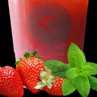 Strawberry Mint Iced Tea · A refreshing fruit taste. 16oz.Iced. 112Cal
