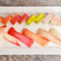 Roll & Sushi Combo · Choose one roll and comes with 6pcs nigiri Sushi