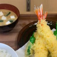 Tempura · Shrimp tempura and vegetable tempura.