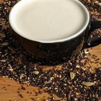 Chai Latte · Spiced black tea blended with steamed milk.