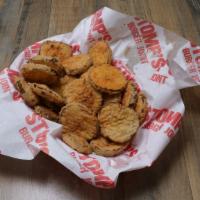 Fried Pickles · Battered and fried pickles kosher served with ranch.